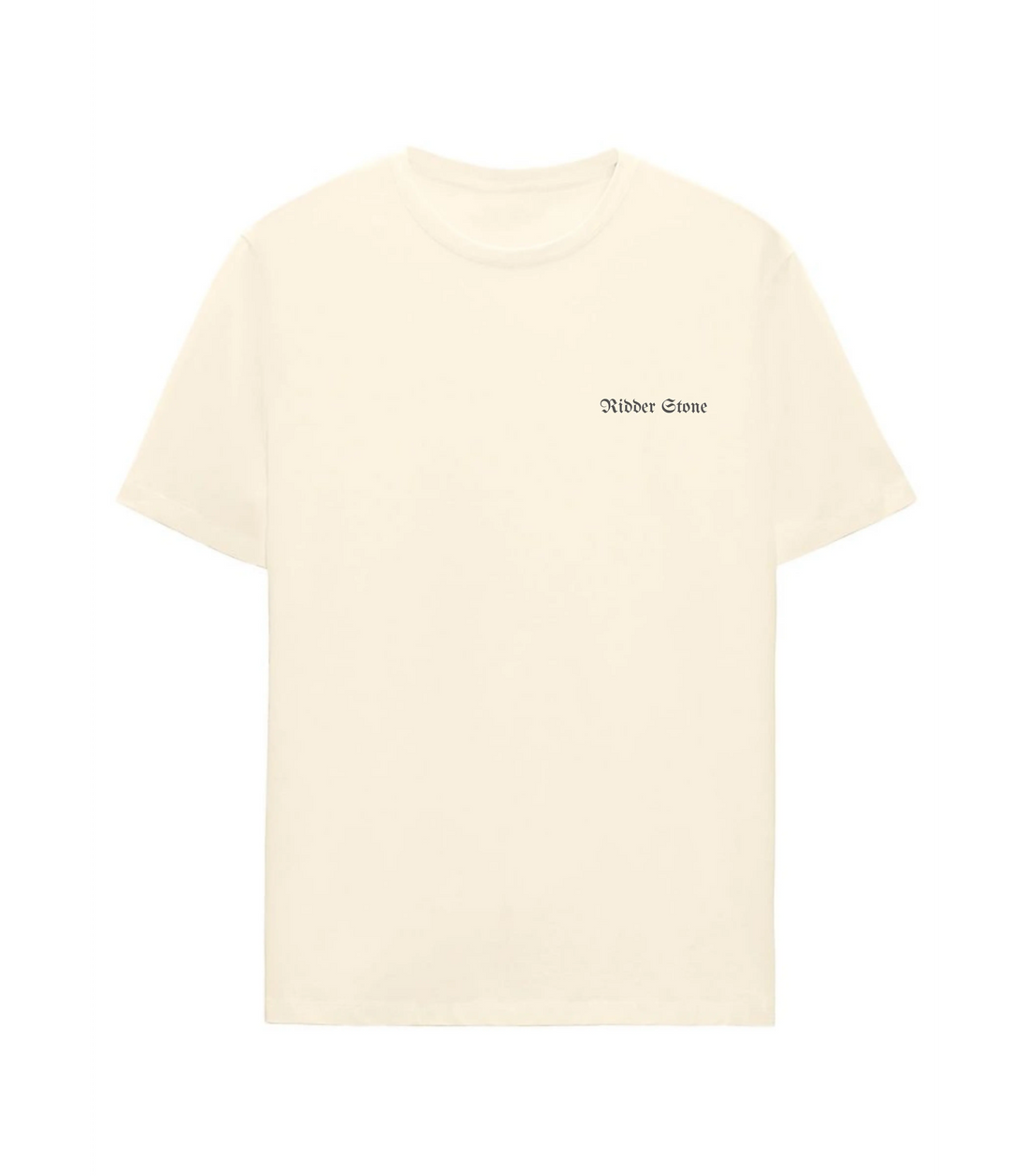 Light yellow Bare Basics men's t-shirt from RidderStone – minimalist, soft cotton tee for everyday casual wear