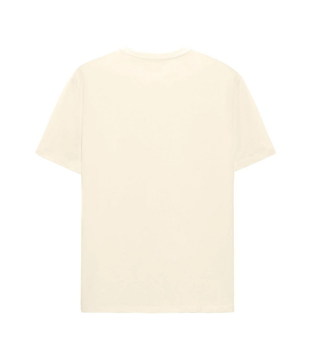 RidderStone men's basic t-shirt in soft yellow – premium everyday essential with clean minimalist design
